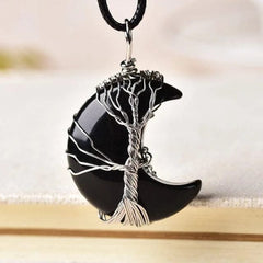 Colliers Collier pendentif lunaire | Boutique yoga | Yogshi