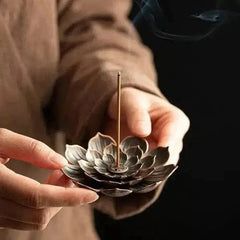 Portes-encens Brûleur d'encens fleur lotus | Boutique yoga | Yogshi