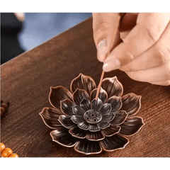 Portes-encens Brûleur d'encens fleur lotus | Boutique yoga | Yogshi