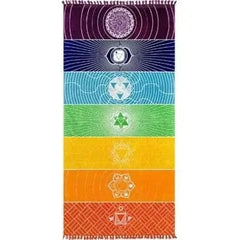Tapis pilates et yoga Tapis de méditation des 7 Chakras | Boutique yoga | Yogshi
